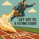 get off to a flying start