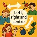 left, right and centre