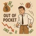 out of pocket