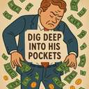 dig deep into his pockets