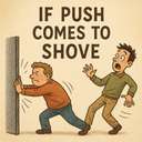if push comes to shove