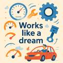 works/goes/runs like a dream