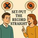 set/put the record straight