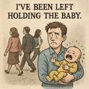 I've been left holding the baby.