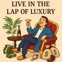 live in the lap of luxury