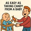 as easy as taking candy from a baby