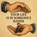 your life is in someone's hands