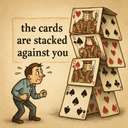 the cards are stacked against you