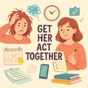 get her act together