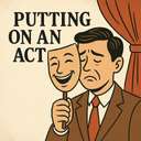 putting on an act