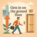 gets in on the ground floor