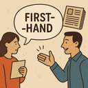 first-hand