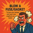 blow a fuse/gasket