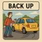 back up