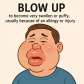 blow up