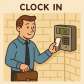 clock in