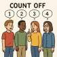 count off