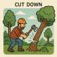 cut down