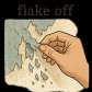 flake off