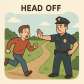 head off