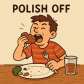polish off
