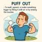 puff out