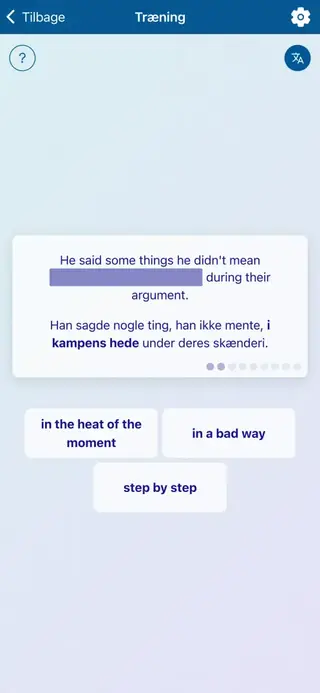 English Idioms in Action: Skærmbillede af appen 5