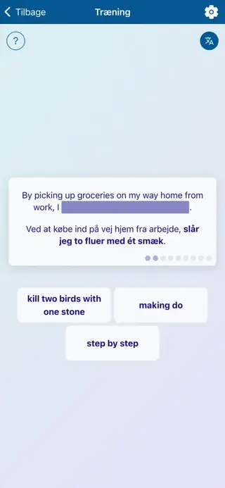 English Idioms in Action: Skærmbillede af appen 7