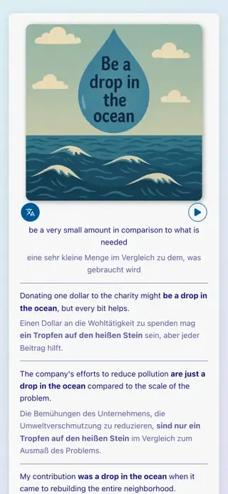 Screenshot der App