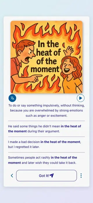 English Idioms in Action: App screenshot 4