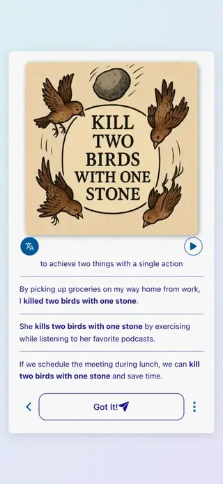 English Idioms in Action: App screenshot 6