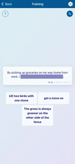 English Idioms in Action: App screenshot 7