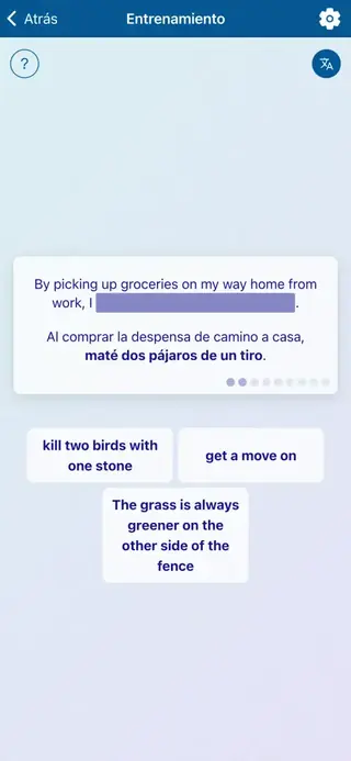 English Idioms in Action: Captura de pantalla de la aplicación 7