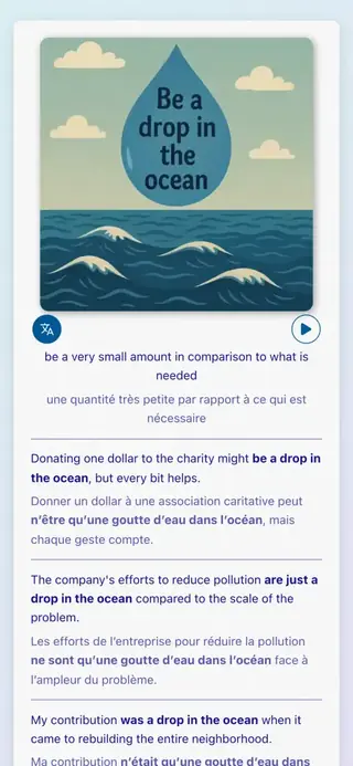 Capture d’écran de l’application