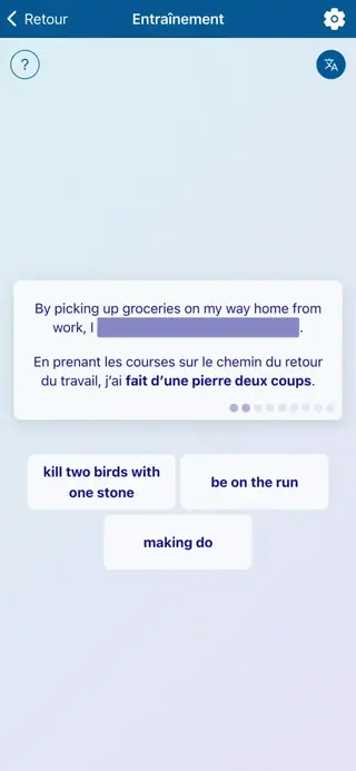 English Idioms in Action: Capture d’écran de l’application 7