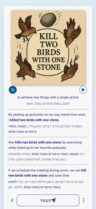 English Idioms in Action: צילום מסך של האפליקציה 6