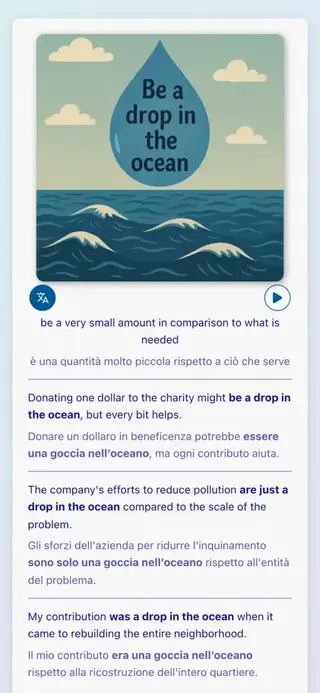 Schermata dell'app