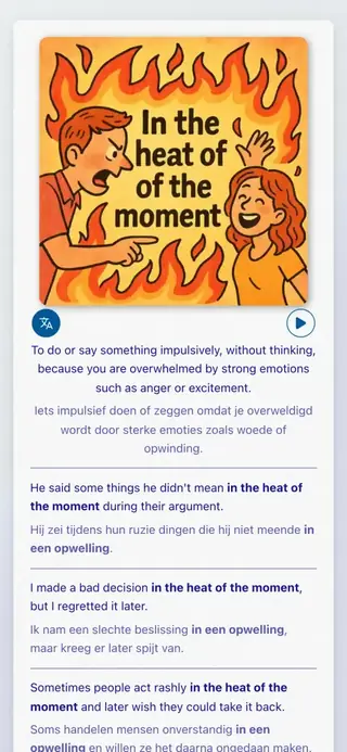 English Idioms in Action: Schermafbeelding van de app 4