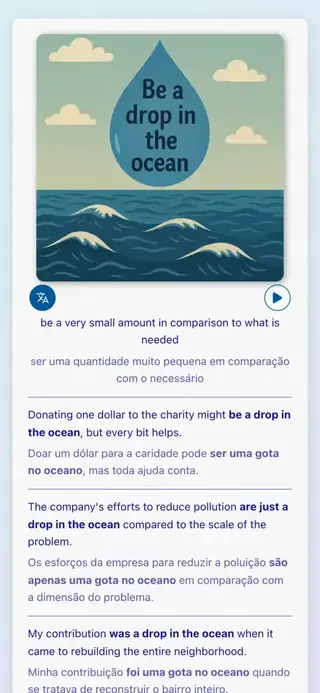 Captura de ecrã do app