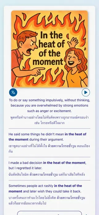 English Idioms in Action: ภาพหน้าจอแอป 4
