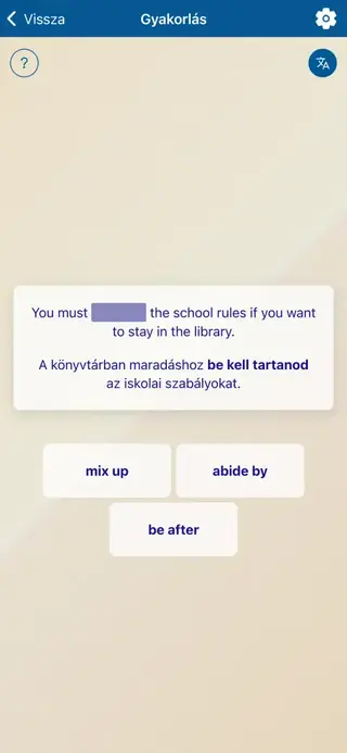 Phrasal Verbs in Action: Alkalmazás képernyőképe 5