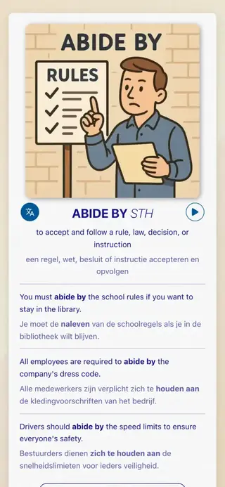 Phrasal Verbs in Action: Schermafbeelding van de app 2