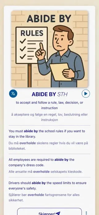 Phrasal Verbs in Action: Skjermbilde av appen 2