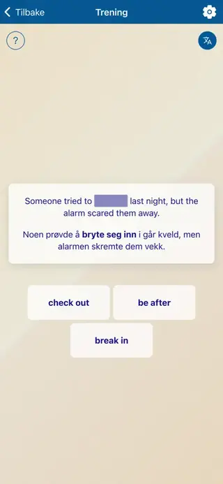 Phrasal Verbs in Action: Skjermbilde av appen 4