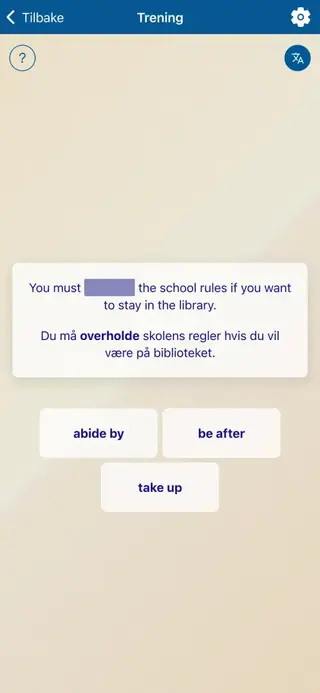 Phrasal Verbs in Action: Skjermbilde av appen 5